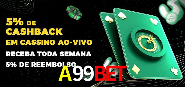 Promoções do cassino ao Vivo A99Bet